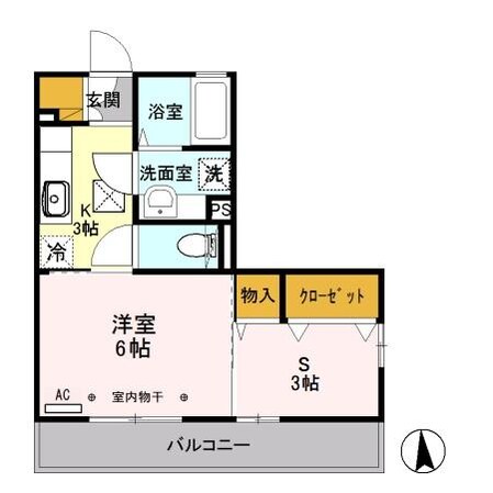 クライス ヒル Ⅱの物件間取画像